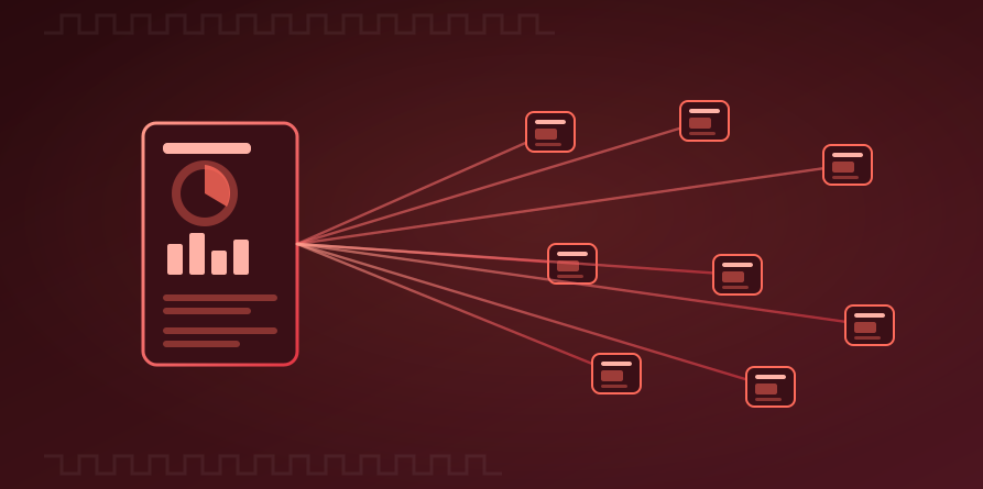 Illustration of infographic link building